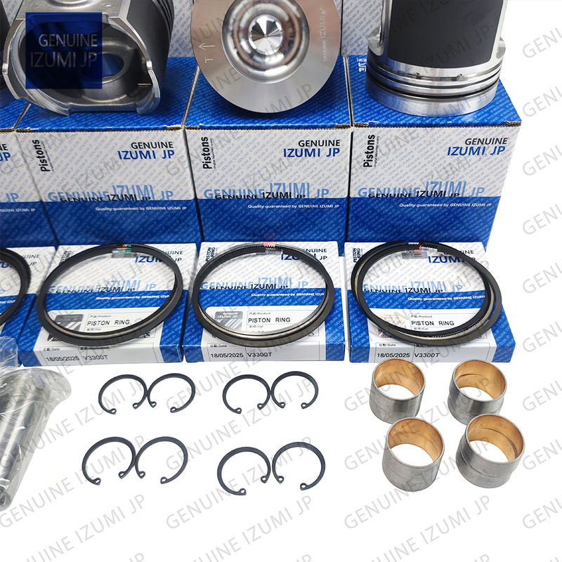 V3300T-16V 실린더 라인러 키트 피스톤 1C050-21112 쿠보타 디젤 엔진 수리 부품