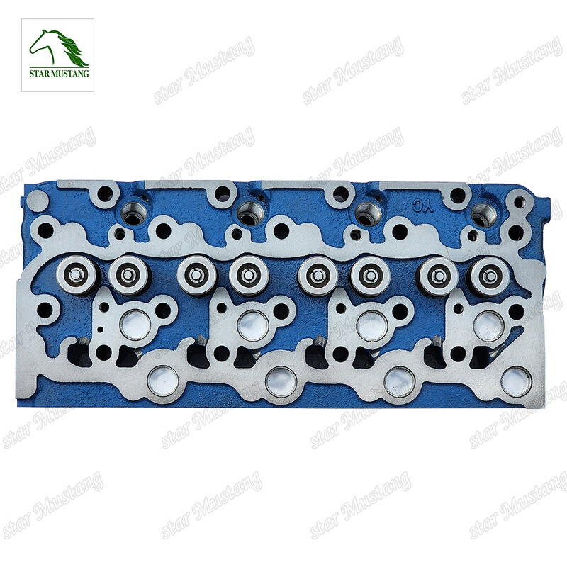 Cylinder Head Assembly V2203 19077-03045, 일체형 구조, OEM 사이즈, 디젤 엔진용 6홀